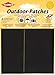 Kleiber Patchs Nylon Autocollants pour réparations, Noir