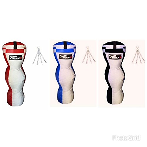 5ft Body Bag Filled Heavy aprox weight 25-30kg Punch bag Kick Boxing MMA Pad Muay Thai with chain