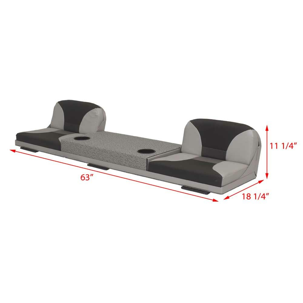 sup フォィルボード Amazon.com: G3 Boat Flip Deck Seat | Transom Bench 63 Inch Gray