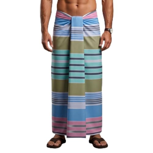 Image of Men's Cotton Lungi | Soft Breathable Wrap Around Lungi | Comfortable Daily & Home Wear for Men