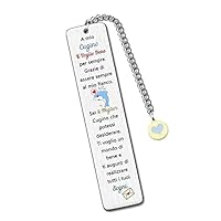 Segnalibro In Acciaio Per Insegnanti - Regalo Grazie, Citazioni Ispirazionali, Con Sacchetto Regalo - Foto 5