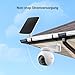 EZVIZ 4W Solarpanel mit Typ-C-Anschluss, für Solar Akku Kameras Aussen, Wetterfest, 360° Verstellbare Montage, Unterstützt Ständige Stromversorgung (mit 4 m Kabel)