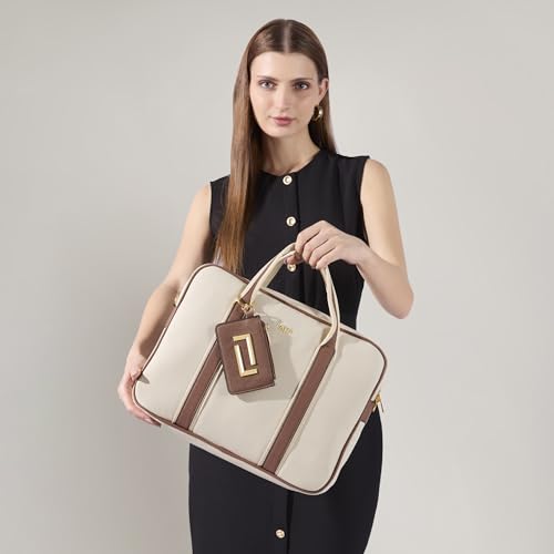 Image of Lavie Luxe Women's Delicaff 1C Laptop Handbag for Women | Fits upto 14 inch Laptop | Laptop Bag for Work | Ladies purse | Stylish Shoulder Bag | Gift for Women