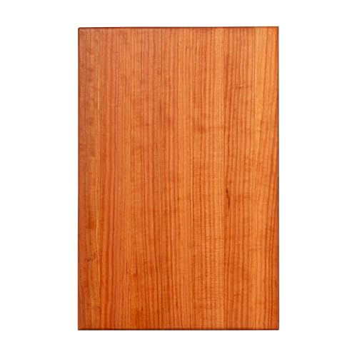 Image of John Boos Block CHY-R01 Cherry Wood Edge Grain Reversible Cutting Board, 18 Inches x 12 Inches x 1.5 Inches | 1.5 inch Thick, 7-lb Reversible Butcher Block with Edge-Grain & Finger Grips, Made in the USA