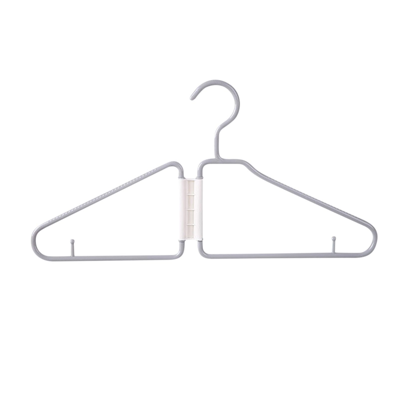 CSPARKV - Paquete De 4 Perchas De Viaje Plegables, Perchas De Ropa Plegables Portátiles, Ahorran