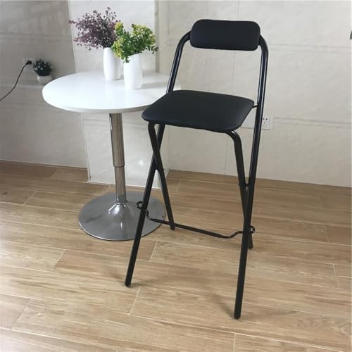 Tabouret de bar pliable pour petits espaces avec assise 75 cm