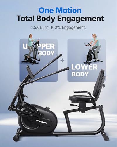 Image of MERACH Recumbent Exercise Bikes for Home with Smart Bluetooth Equipment App