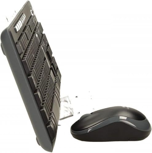 MK270 Combo Tastiera e Mouse Wireless per Windows, Layout Internazionale QWERTY - Nero - Tastiera gaming - Immagine 2