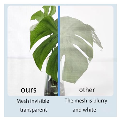 Mosquitera magnética ajustable para ventana con kit de repuesto 4