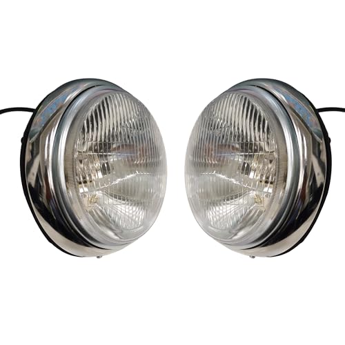 Phare Montage Set pour E-Type MK1 MK2 Bajato avec Bague Chrome