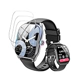対応 Bareas スマートウォッチ 2.01インチHD大画面 保護フィルム 高感度 薄型 高い透明度 反射低減 飛散防止 水や油に 強い TPU製柔軟 指紋防止 スマートウォッチ 2.01インチ 保護フィルム【3枚入り】