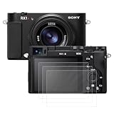 Futanwei for Sony RX1R III Screen Protector [3 Pack] HD Tempered Glass Film [Anti-Fingerprint] [Anti-Scratch] [Bubble Free] [Case Friendly] Compatible for Sony RX1R III Full-Frame Compact Camera