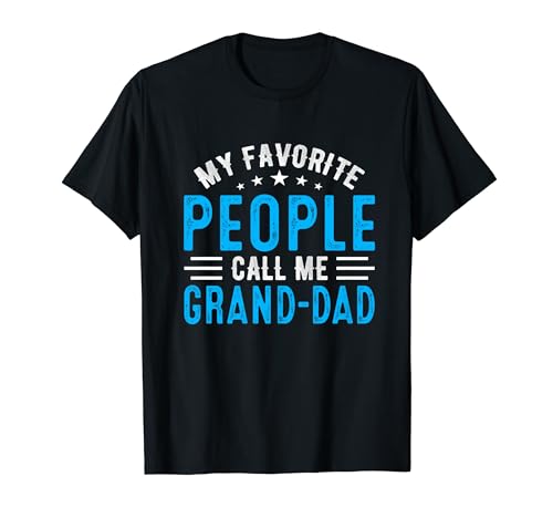 My Favorite People Call Me Grand-Dad Vintage Fathers Day Camiseta