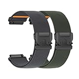Cinturini elastici per Samsung Galaxy Watch 3 45 mm/Watch 46 mm/Gear S3 Frontier/Classic uomo donna, 22 mm fibbia paracadute elastico in tessuto nylon sport cinturino per Garmin Venu 3 2/Vivoactive 4