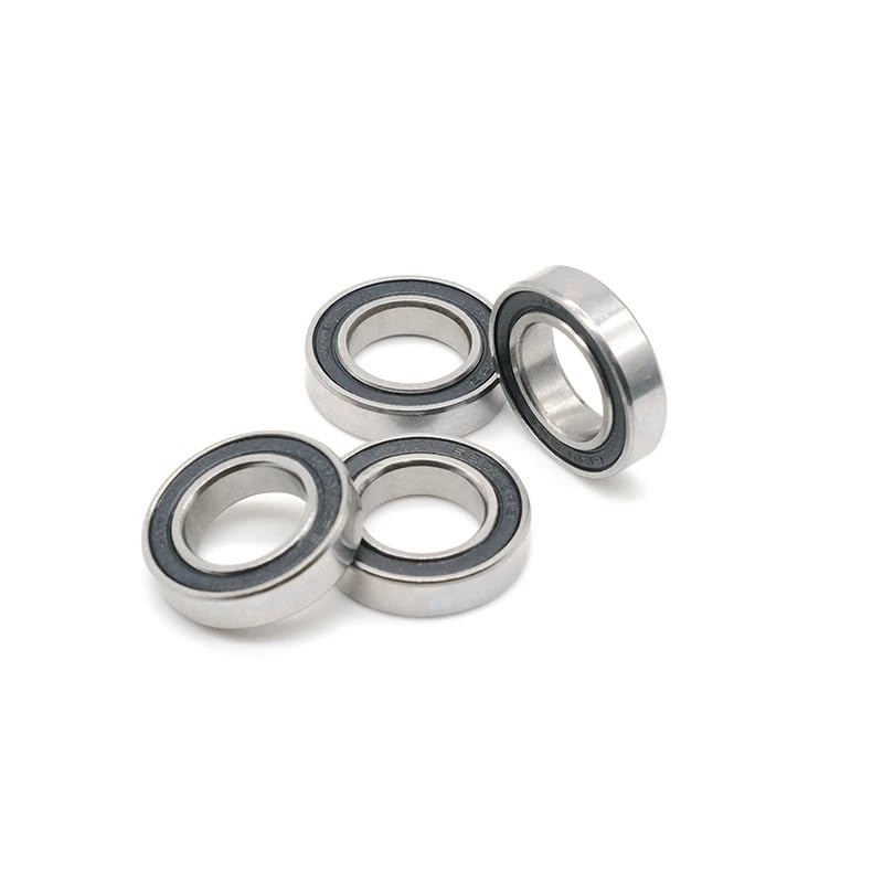 6801RS 4PCS 6805RS 25X37X7 ベアリング ABEC-7 ボールベアリング ブラックシール付き