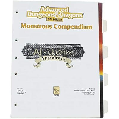 Monstrous Compendium, Al-qadim Appendix