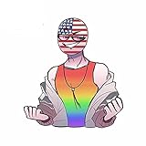 13 cm x 11,7 cm für interessante Personen, Auto, LKW, Aufkleber, wasserdicht, Autoaufkleber, Persönlichkeit, kreativ