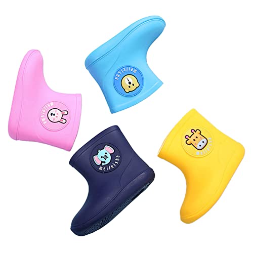 Toddler Rain Boots for Boys Girls, Waterproof 𝚜eamless Lightweight Rubber Boots Kids Rain Boots Outdoor Playing3