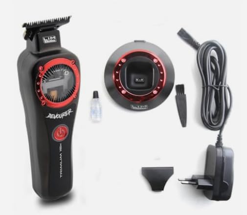 Máquina de corte de cabello TRIMLIM 15k DEVOURER para profesionales cualificados. Acabados, contornos y dibujos. Motor VECTOR hasta 15.000 rpm, Batería Litio, ZERO Effect