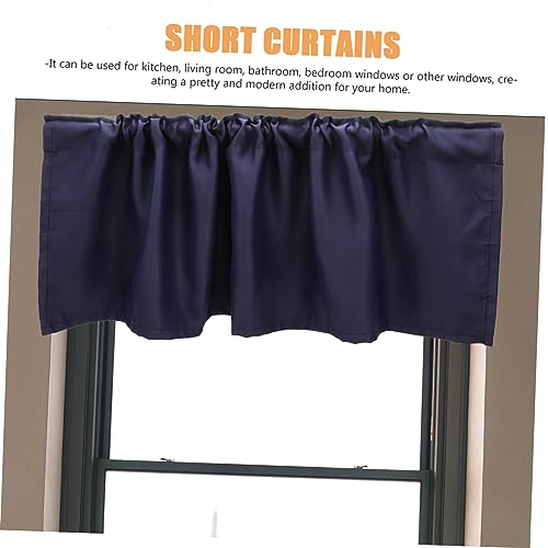 Cenefa para ventanas de baño y cocina en tejido rústico de algodón y poliéster resistente 8