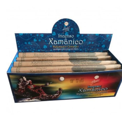 Incenso Flute Xamânico, Kit com 03, Aromas Diversos - escolha o seu (Defumador completo)