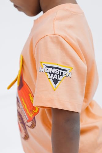 monster jam t-shirt toddler to little kid grave digger el toro loco megalodon