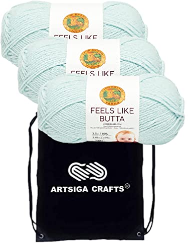 Lion Brand Feels Like Butta Ice 215-106 (3-Skeins...