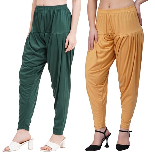 Image of Buy That Trendz Patiala Salwar for Women Relaxed Fit Viscose Patiyala Salwar Harem Bottom Pants