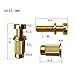 Abr-1 Style Tune-o-matic Bridge Tailpiece Roller Saddle Bridge for Gibson Les Paul Gear Replacement (Gold)