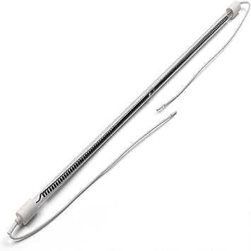 Carbon Fiber Heating Lamp Tube Heating Oven Baking Lamp Tube Infrared Equipment Car Paint Light Tube 1KW 600mm