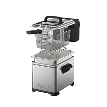 Tefal FR507D Family Pro Digital Elektrische Fritteuse | 4 L Öl-Kapazität | Kühlzonen-Technologie | spülmaschinenfeste Teile | digitaler LED-Bildschirm mit Touch-Panel | Schwarz/Edelstahl – Bild 6