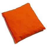Kirschkernkissen 12x12cm orange - Wärmekissen & Kältekissen - Körnerkissen mit Kirschkerne