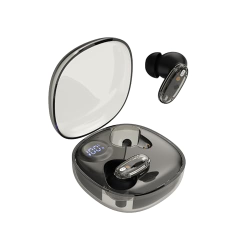 Ya en manzanajugosa.com: Mars Gaming MHIB2, Auriculares Bluetooth 5.4, Sonido Inmersivo, Diseño Ergonómico Semitransparente y Ultracompacto, 24 Horas Reproducción, Auriculares Inalámbricos con Estuche e Indicador LED, Negro