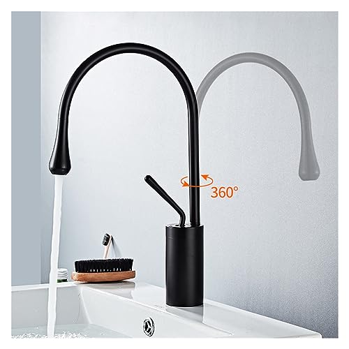 Robinet de lavabo or brossé en laiton massif de style - 6