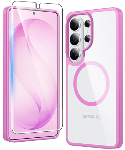 FNTCASE for Samsung Galaxy S26-Ultra Case Clear Compatible with Magsafe
