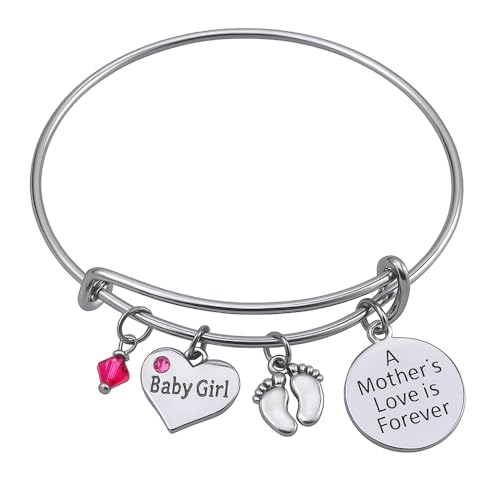 Infinity Collection Mom & Son Charm Bracelet - Perfect New Mom Gift