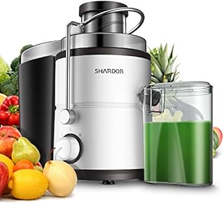 SHARDOR Centrifugal Juicer, Juice Extractor with Big Mouth 3" Feed Chute, Easy Clean