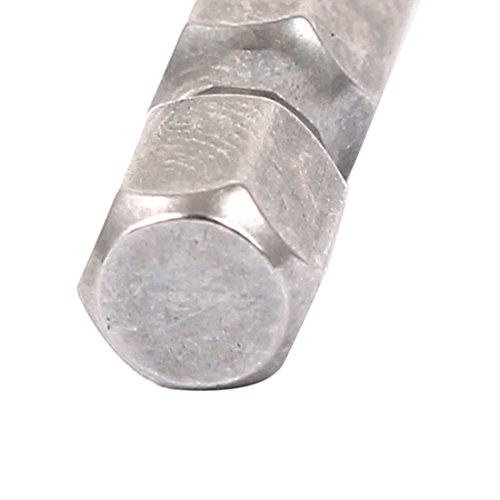 Sourcingmap 100mm Long 1/4" Hex Shank 4mm Hexagonal Tip Magnetic Hexagon Screwdriver Bit, H4 x 100mm - Image 3