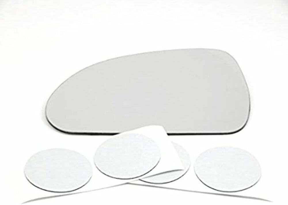 Compatible with 06-12 Mitsubishi Eclipse Driver Heated Mirror Glass Lens w/Adhesive No Mount