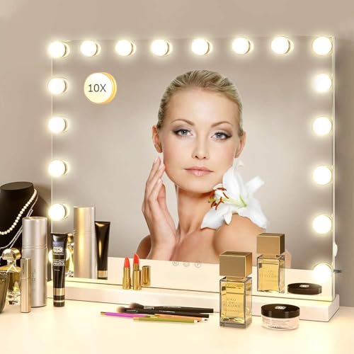 Espejo de maquillaje con luces 31.5 x 23.6 pulgadas