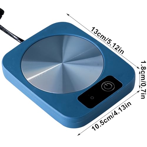 Coffee Warmer for Desk Auto Shut Off, Digital Display Smart Coffee Mug Warmer, Electric Coffee Cup Warmer, USB Mug Warmer for Desk, Hot Tea, Coffee Warmer Plate for All Cups Ideal Gifts for Women Men