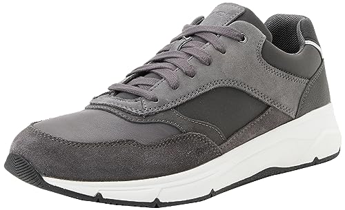 Geox U RADENTE B, Zapatillas, Hombre, Dk Stone, 42 EU