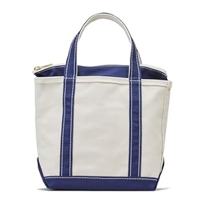 L.L.Bean(エルエルビーン) ボート・アンド・トート・バッグ ジップ・トップ スモール キャンバス