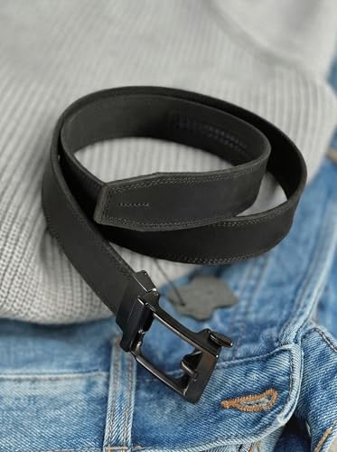 Image of CHAOREN Leather Ratchet Belt Men - Mens Belts Casual Accessories for Every Occasion (35mm)