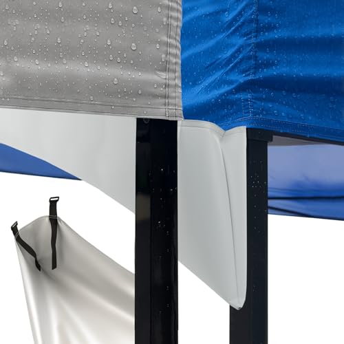 SiKiWagz 10ft Canopy Rain Gutter with Hook & Loop