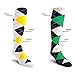 Colorful Knee High Argyle Golf Socks: Mens Over-The-Calf Starter Bundle Pack (6 Pair Collection)
