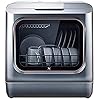 Volautomatische tafelvaatwasser, aangepast voor de keuken 1200 W elke 3 liter water, druk op de knop 360 graden 7 couverts