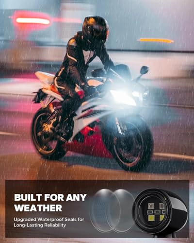Image of Mini Led Turn Signals Motorcycle Blinkers 4LEDs White Amber Front Turn Signals universal bullet signal lights Fit for Honda Yamaha Suzuki Kawasaki Harley Chopper Bobber