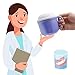 Denture Box Denture Cup with Strainer Portable Denture Bath Box Case Can Be Used As a Gift for Mom and Dad for Safe Guard Dentures，Capacity 10.6 oz