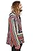 Sunshine Joy Woven Baja Style Pullover Hoodie Hooded Jacket Red/Blue (x_l)